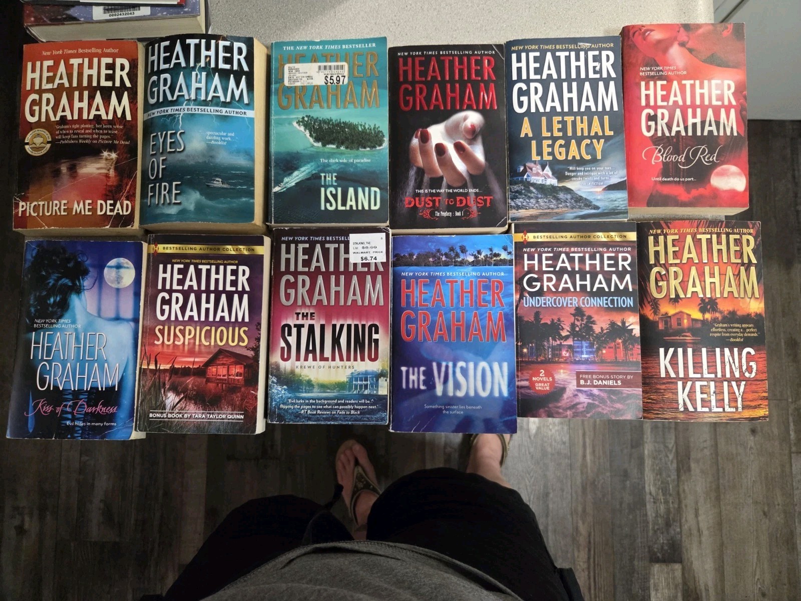 Heather Graham Lot. 12 Books Paranormal Romance 2 Are 2-in-1=14 W/diff. Authors
