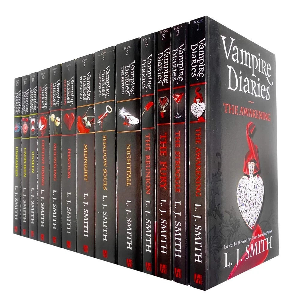 Vampire Diaries The Complete 13 Books Box Set by L. J. Smith – Ages 12+ – PB