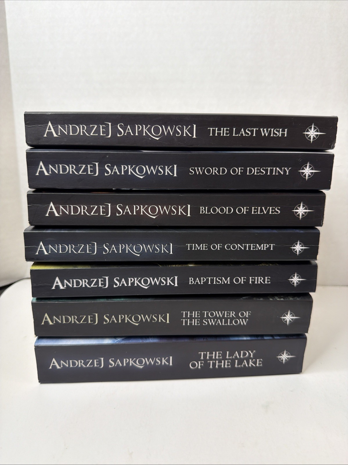 Lot of 7 The Witcher Saga Books 1-7 by Andrzej Sapkowski Paperback Gollancz
