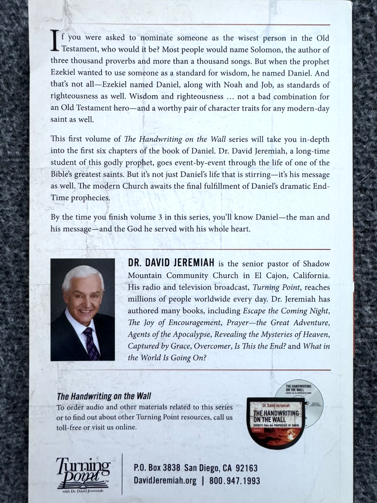 Lot of (12) DR. DAVID JEREMIAH Turning Point Paperback Study Guides