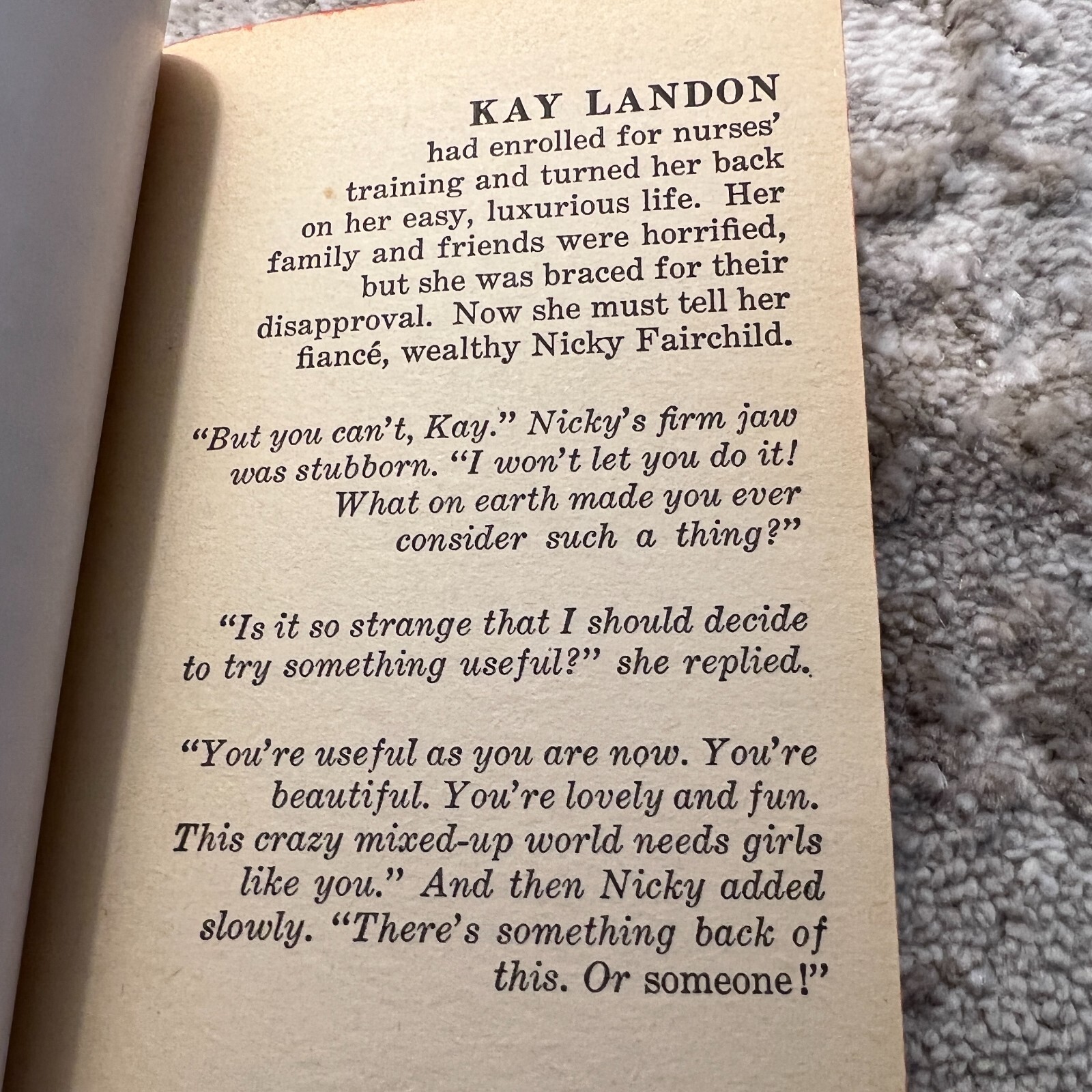Nurse Landon’s Challenge Medical Romance Paperback by Adelaide Humphries 1956