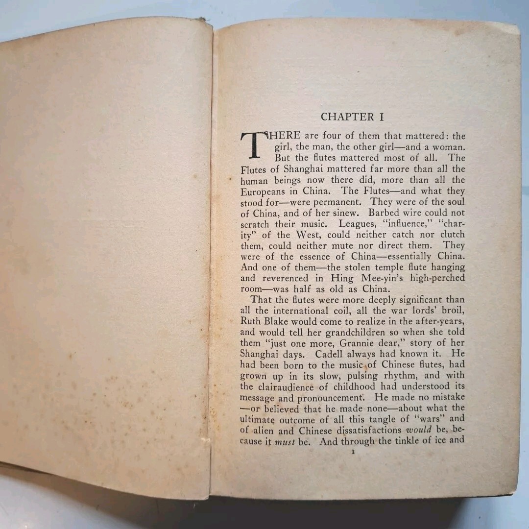The Flutes Of Shanghai – Louise Jordan Miln – Frederick Stokes Co 1928 356 Pages