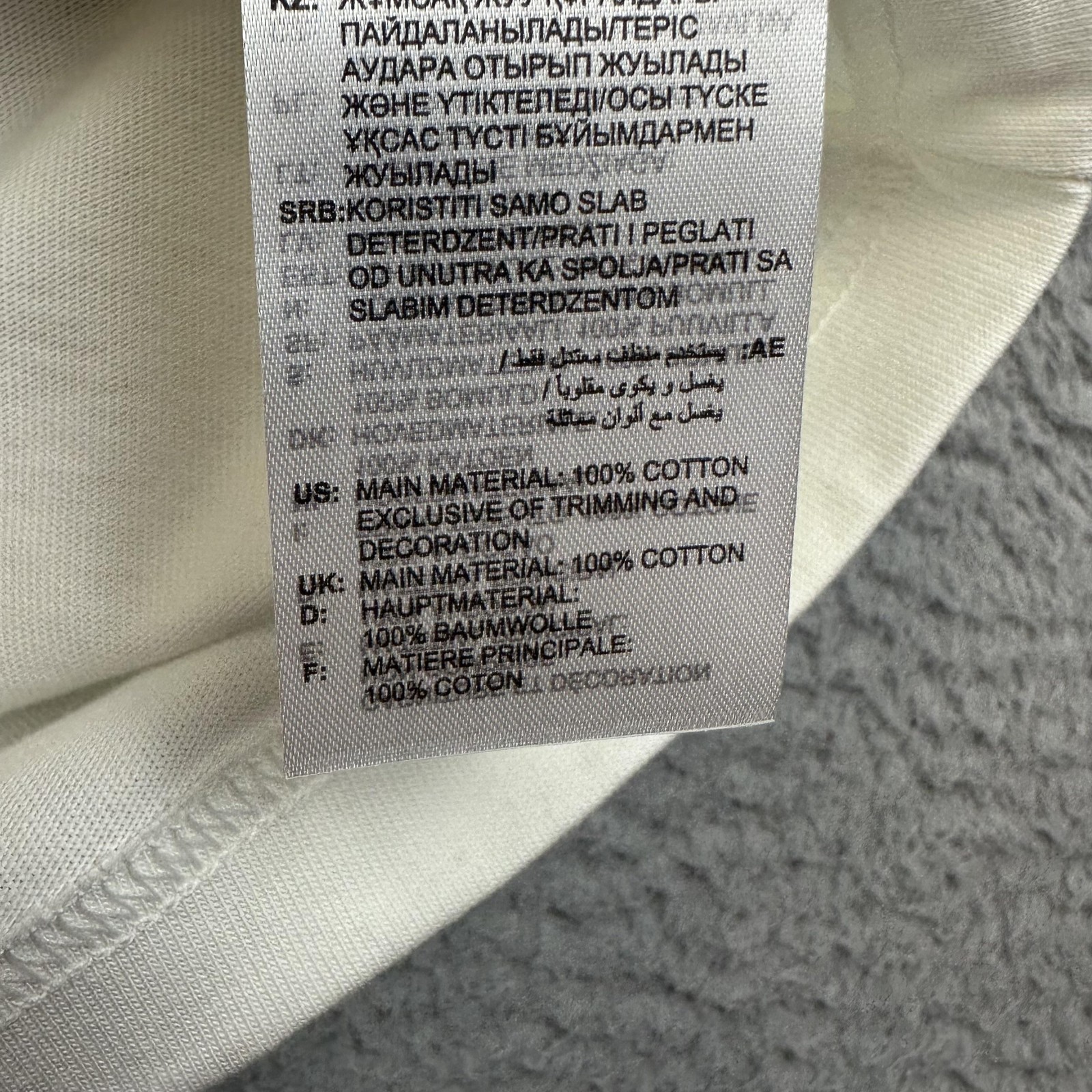 Adidas Shirt Men XL Off White MT Lens Pocket Graphic Loose Fit Cotton Basketball