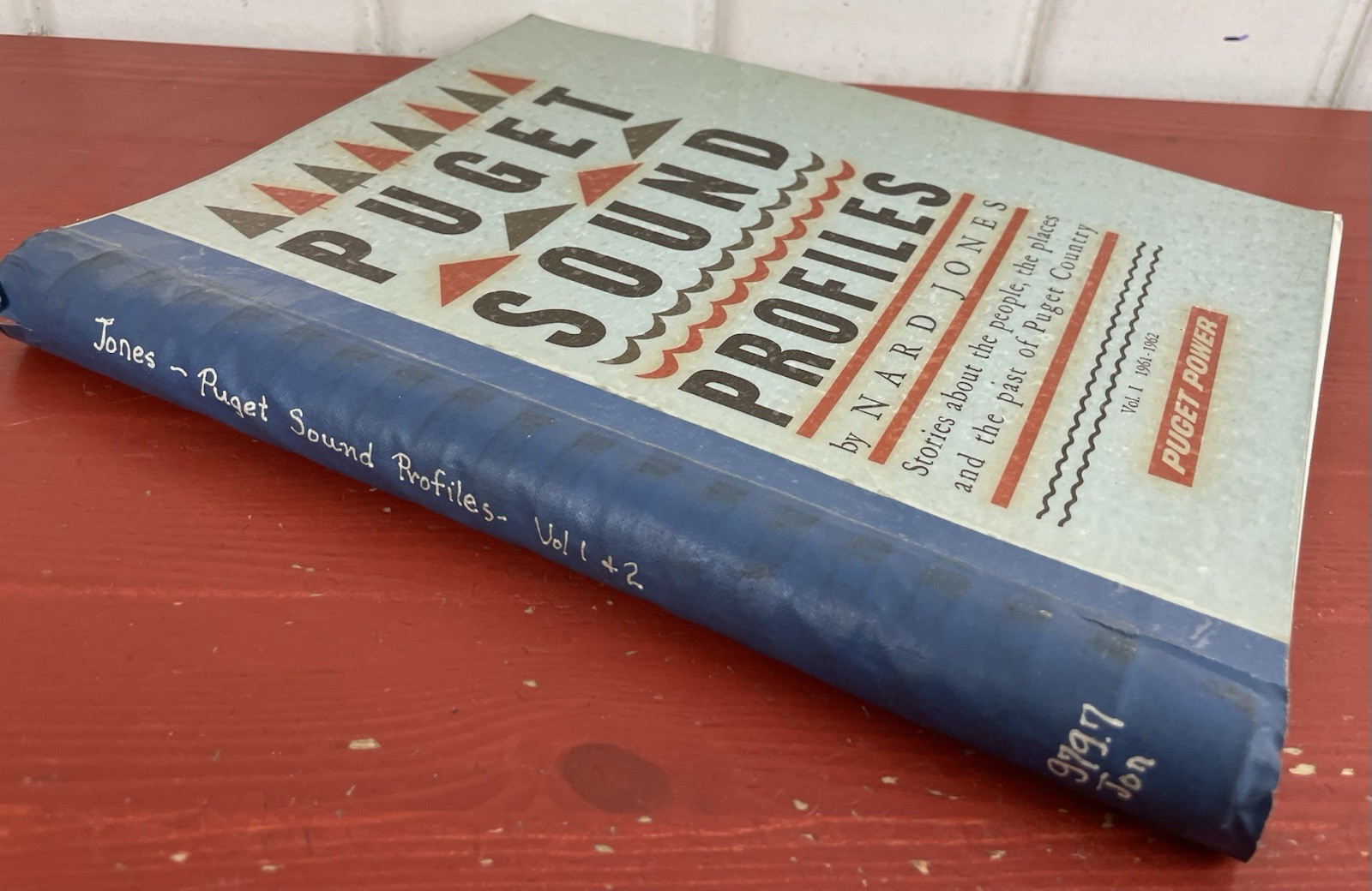 Puget Sound Profiles Volumes 1 & 2 by Nard Jones VTG Spiralbound 2-in-1 PB 1963