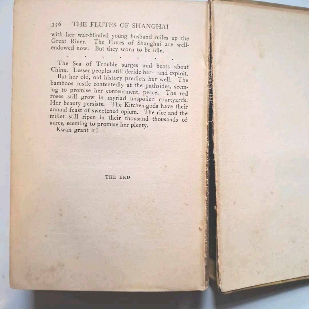 The Flutes Of Shanghai – Louise Jordan Miln – Frederick Stokes Co 1928 356 Pages