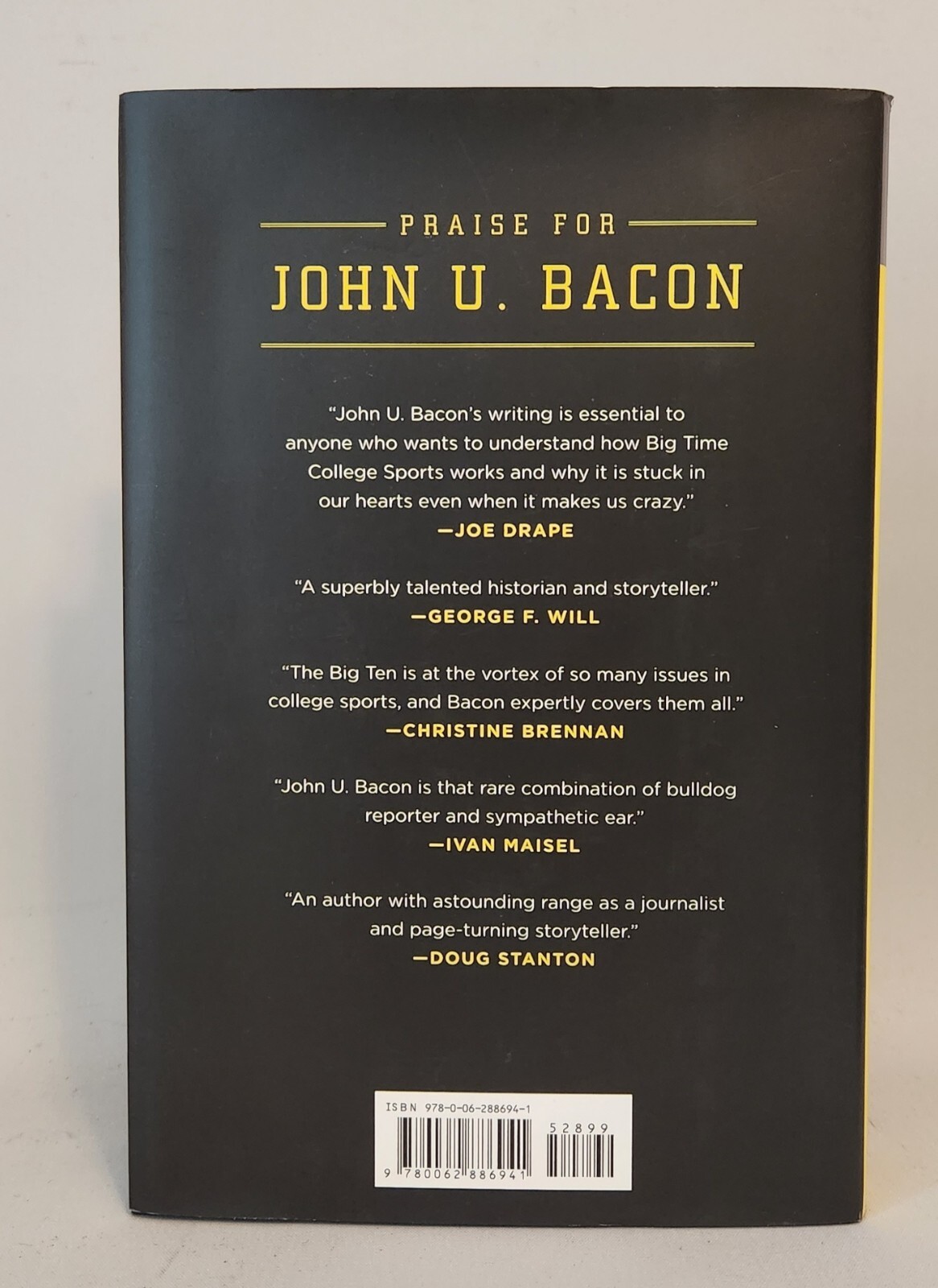 “OVERTIME-HARBAUGH & MICHIGAN FOOTBALL” BY: JOHN U. BACON 1st Ed 2nd Prt HC/DJ