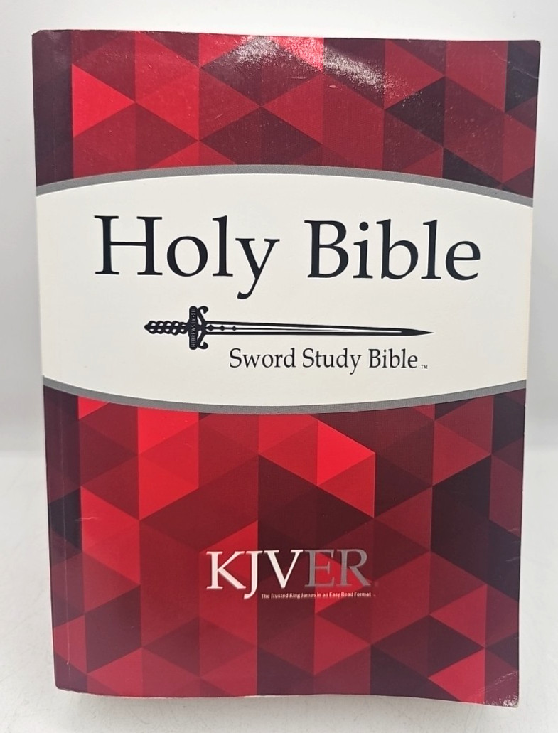 KJVER Sword Study Bible Special Margin Edition Paperback King James Easy Read