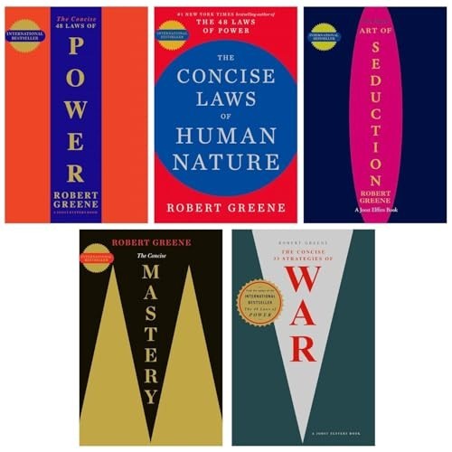 Robert Greene The Concise 5 Books Set (The Concise Version, Easy For Travel)
