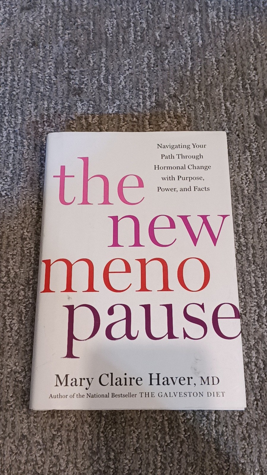 The New Menopause Mary Claire Haver Hardcover (2024) [VG]