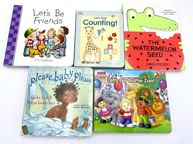 Lot of 20 Board Books for Toddlers assorted Bedtime Stories Fun library – GOOD