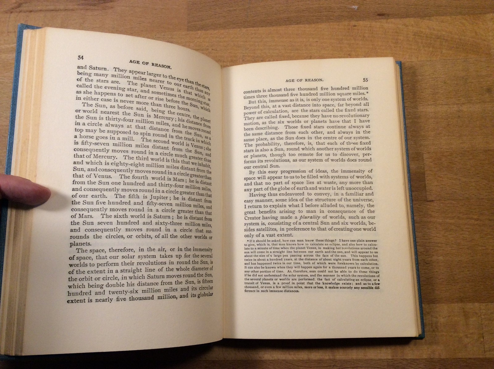 The Age of Reason, Thomas Paine, Ottenheimer Publishers Hardcover w/ Dust Jacket