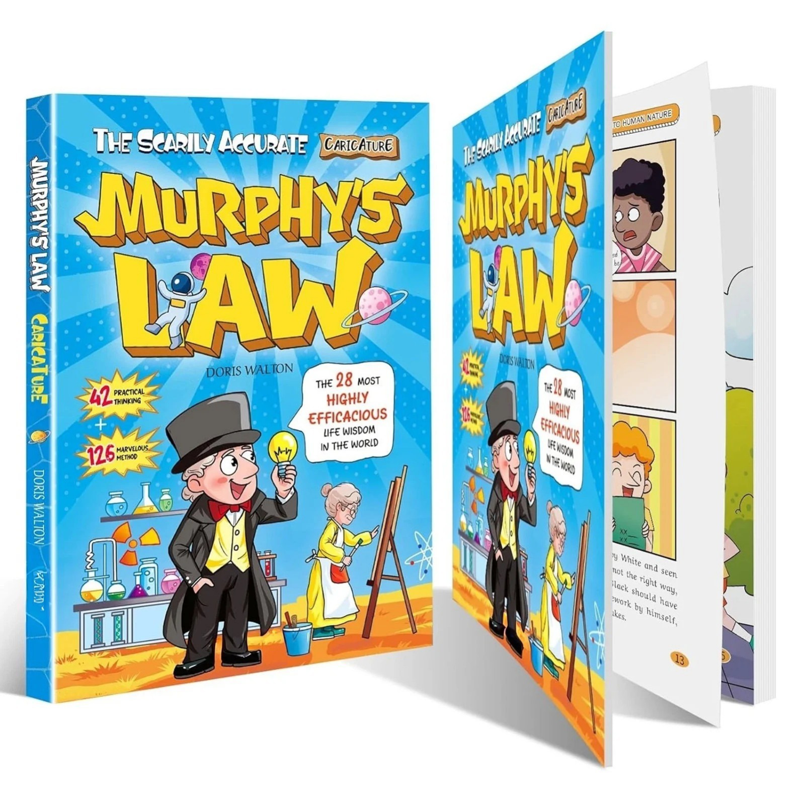 Murphy’s Law Learning Book for Kids 8-12 with 128 Pages Paperback Illustrated