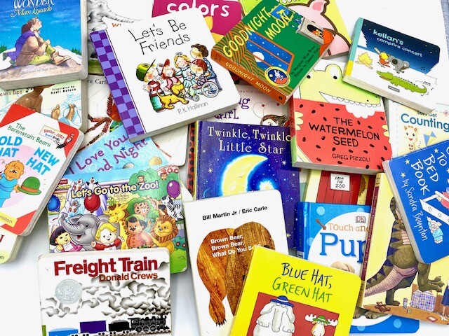 Lot of 20 Board Books for Toddlers assorted Bedtime Stories Fun library – GOOD