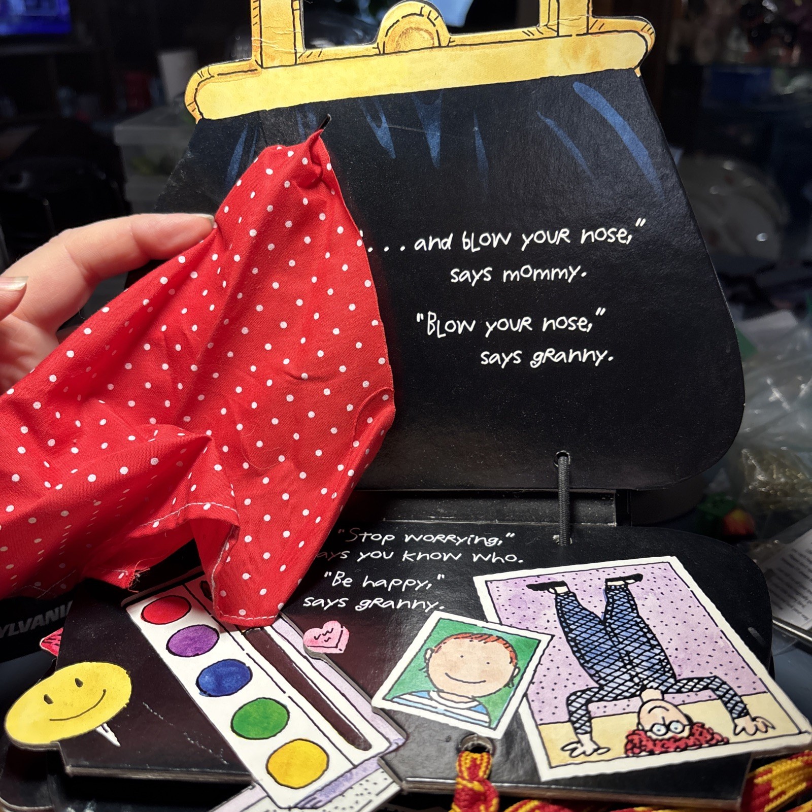 My Granny’s Purse Interactive Board Book by P.H. Hanson Workman Publishing